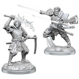 Magic the Gathering Unpainted Miniatures: W5 - Raiyuu & Isshin WZK 90506