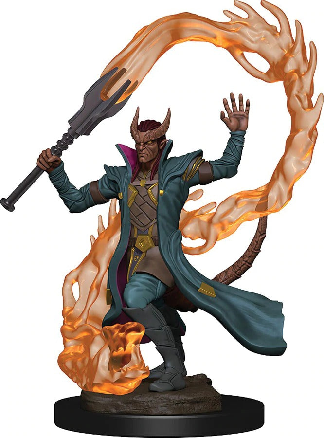 Tiefling Male Sorcerer: Premium Figures - D&D Icons of the Realms WZK 93002