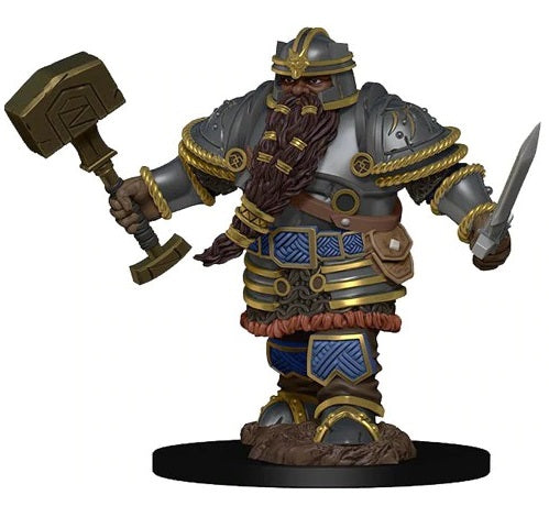 Dwarf Male Fighter: Premium Figures - D&D Icons of the Realms WZK 93010