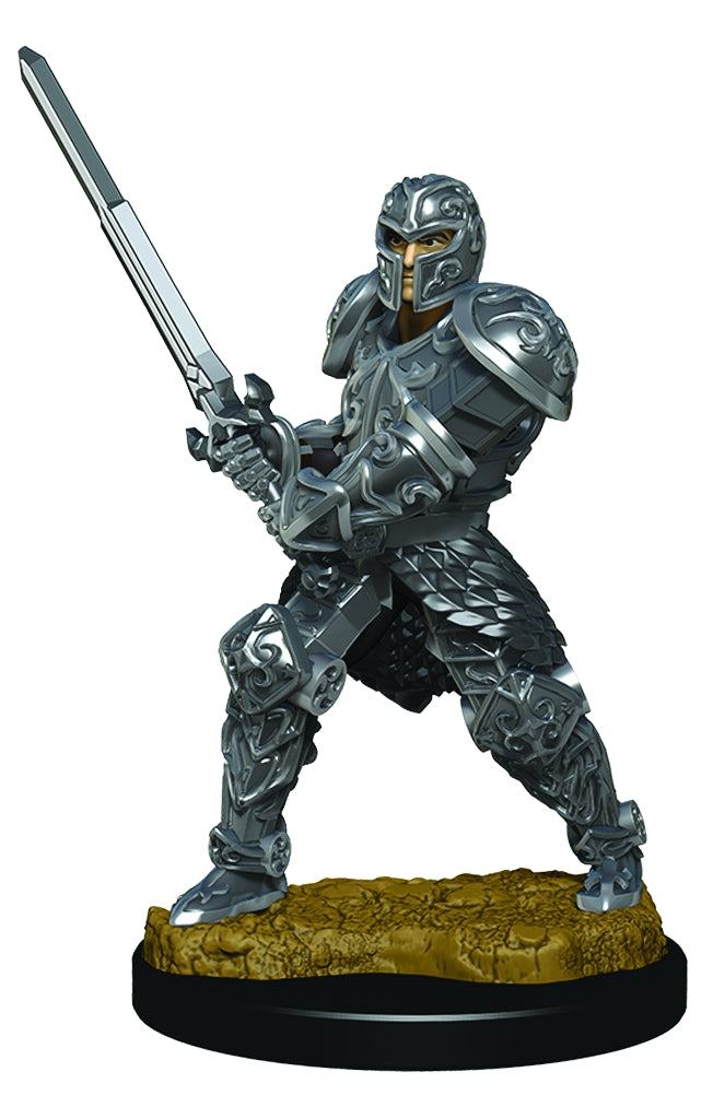 Human Male Fighter: Premium Figures - D&D Icons of the Realms WZK 93017