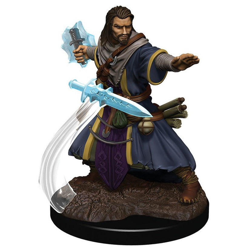 Human Wizard Male: Premium Figures - D&D Icons of the Realms WZK 93041