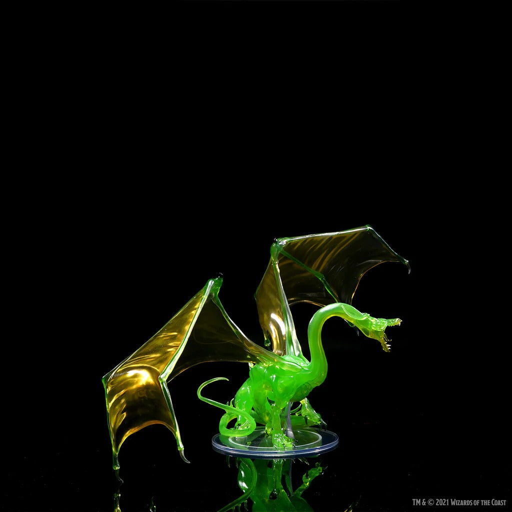 Adult Emerald Dragon: Premium Figure - D&D Icons of the Realms WZK 96064