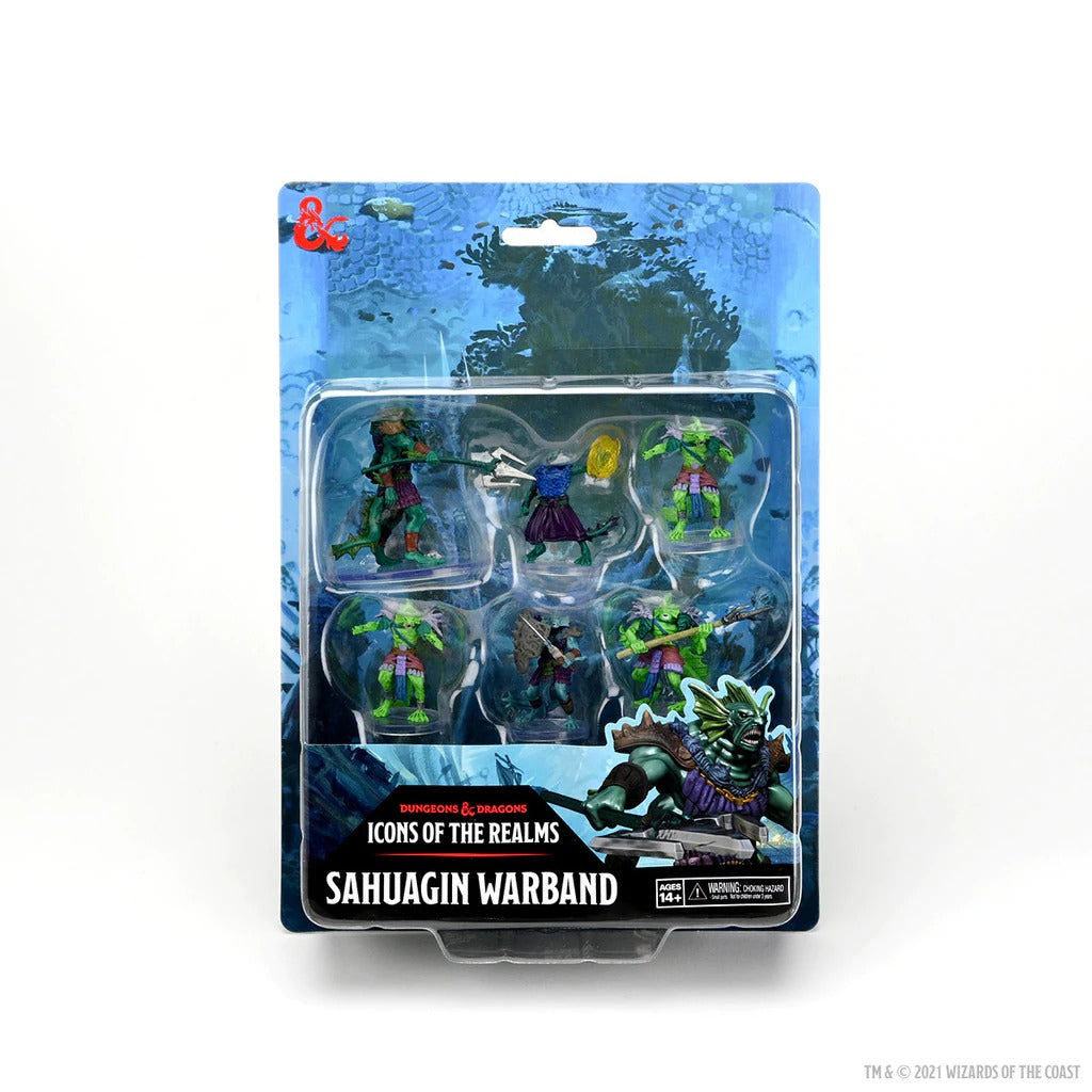 Sahuagin Warband: D&D Icons of the Realms WZK 96112