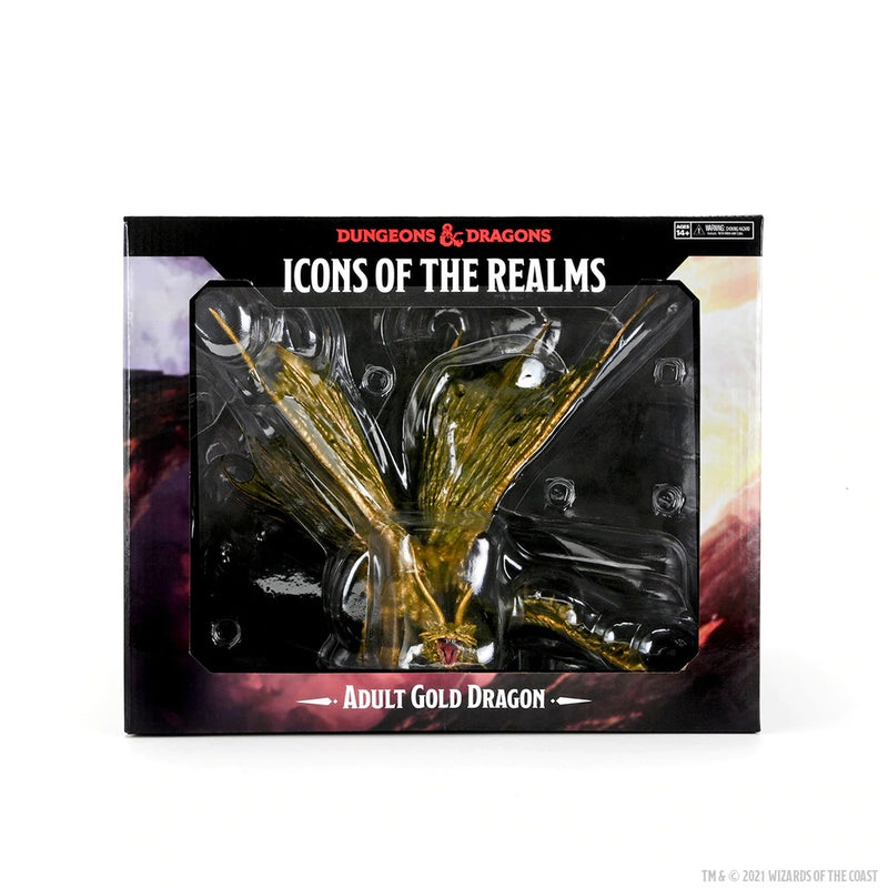 Adult Gold Dragon: Premium Figures - D&D Icons of the Realms WZK 96116